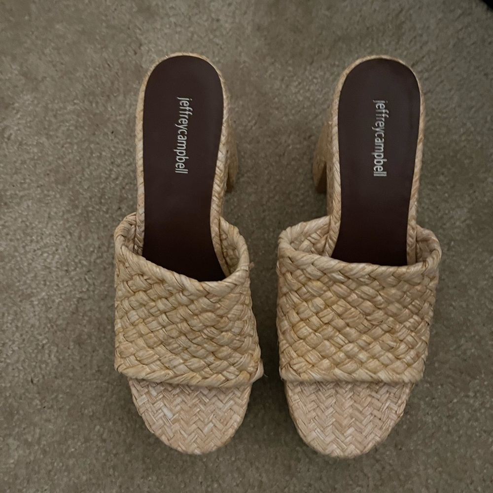 Jeffrey Campbell Marla Woven Platform Sandals